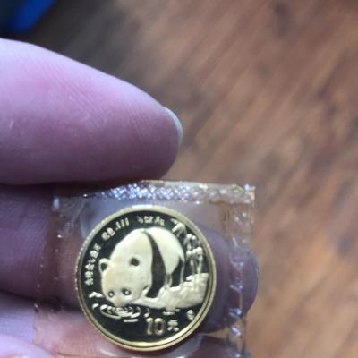 1987 1/10 oz Gold Panda