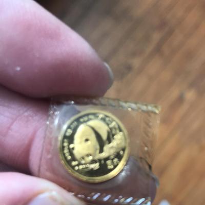 1987 1/20 oz Gold Panda