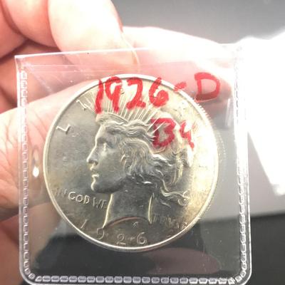 1926-D Peace Dollar (B6)