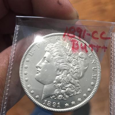 1891-CC Morgan Dollar (B6)