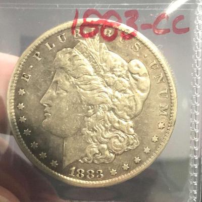 1883-CC Morgan Dollar XF