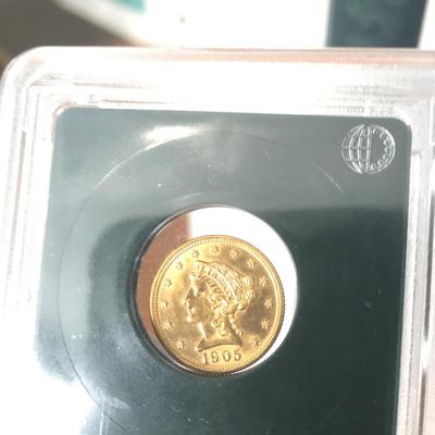 1905 $2 1/2 Liberty Gold Coin