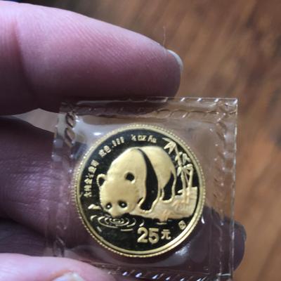 1987 1/4 oz Gold Panda