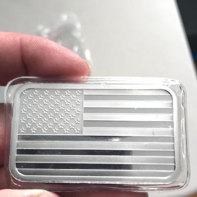 5 oz American Flag Silver Bar