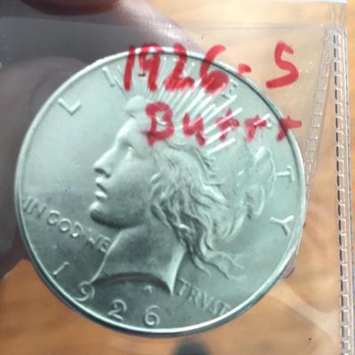 1926-S Peace Dollar (B6)