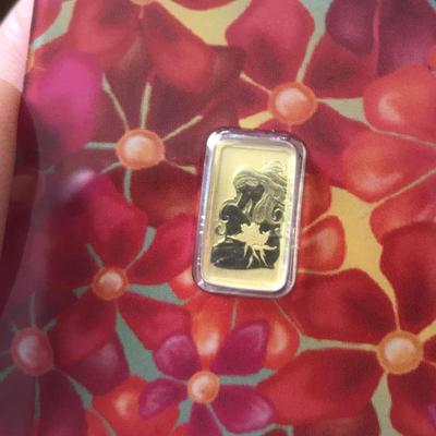 1 Gram Gold Bar (Perth Mint) (Red)