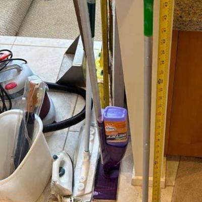 KAS054- Brooms, Ironing Board, Shop-Vac & More