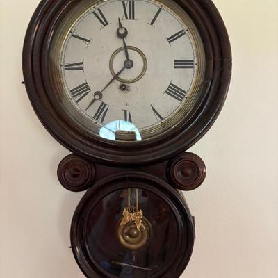 antique calendar clock $195