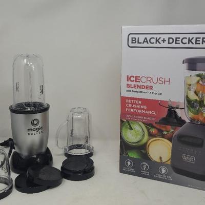 Black and Decker Ice Crush Blender and Magic Bullet