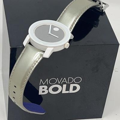 Movado Bold With Leather Band