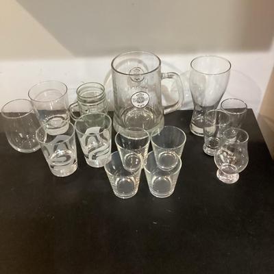 Assorted Barware & Glassware