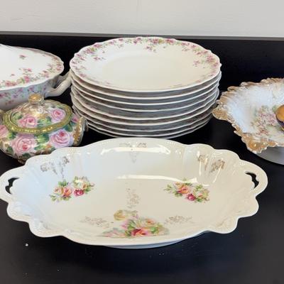 Assortment of Floral China & More