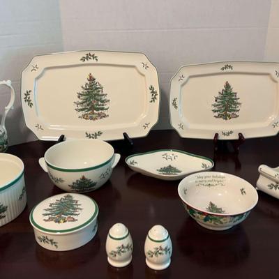 Spode “Christmas Tree” Serving Pieces
