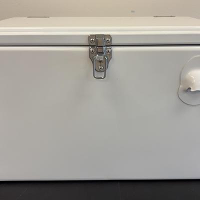 White Metal Cooler