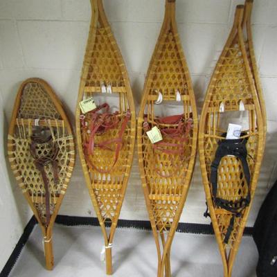 Sale Photo Thumbnail #298: Wilcox Williams Ojibwa snowshoes