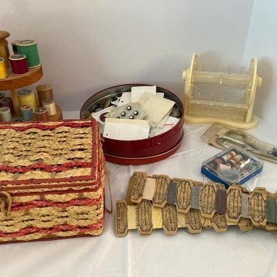 Lot of Vintage Sewing Supplies and Notions