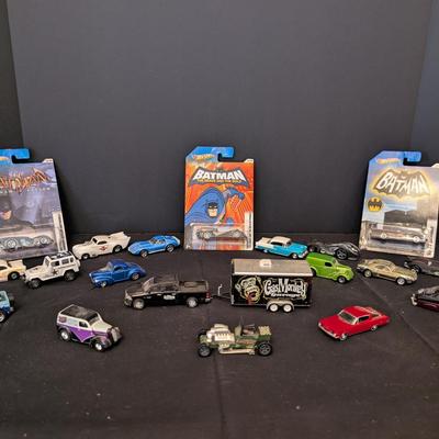 Hot Wheels Batman Collection & Classic Cars Display