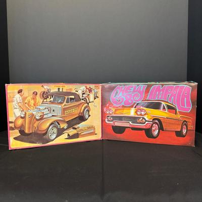 Vintage Model Car Kits – Roth’s Stovebolt Chevy & 1958 Chevy Impala