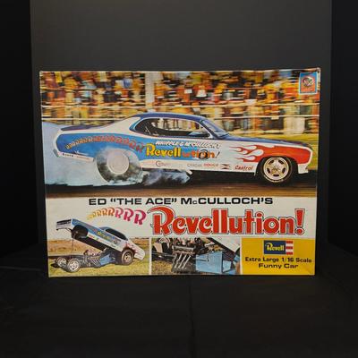 Revell Ed “The Ace” McCulloch’s Revellution Funny Car – 1/16 Scale Model Kit