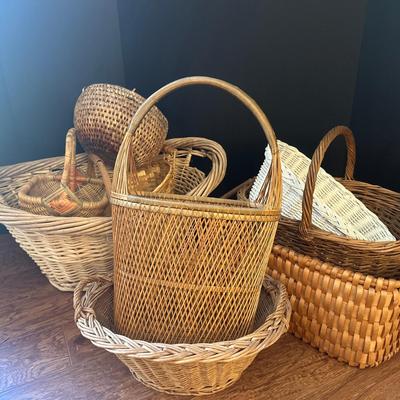 Collection of Woven Baskets