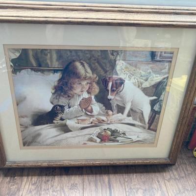 Framed Print – “A Special Prayer” by Charles Burton Barber
