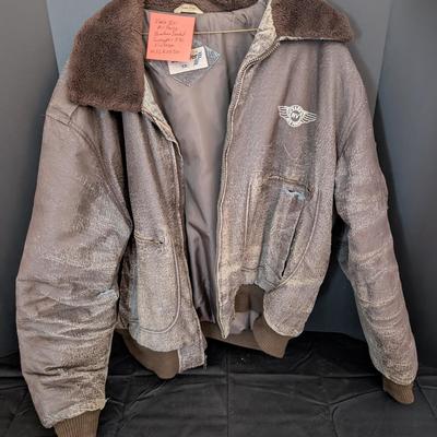 Vintage RV Air Force Bomber Jacket Size XXL