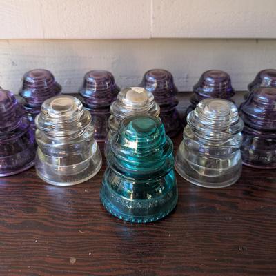 Vintage Glass Insulator Collection