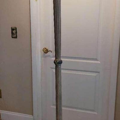 Beige/green Heavy Floor Lamp