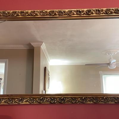 Large Gold Framed Mirror