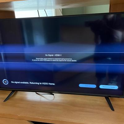  Vizio 40” Smart TV With Legs And Remote