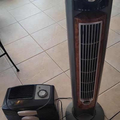 Lasko Tower Fan & Hunter HP800 Hepa Air Purifier Lot #1