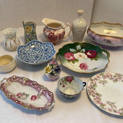 Fancy Porcelain Pieces… Belleek, Lenox, Nippon, Etc.