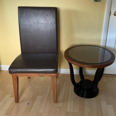 Chair And Accent Table
