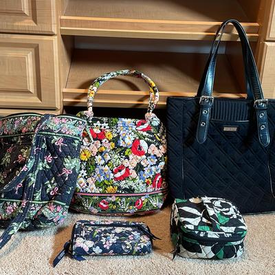 Vera Bradley Handbags, Wallet And Makeup Carry Bag