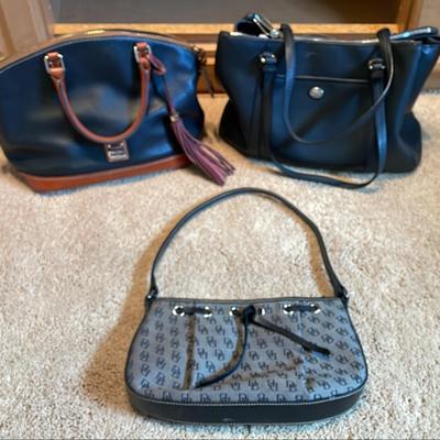 2 Dooney & Bourke And 1 Coach Handbags