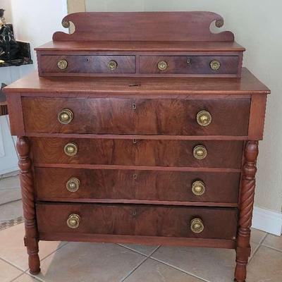 Empire Dresser With Tiger Oak Drawers 