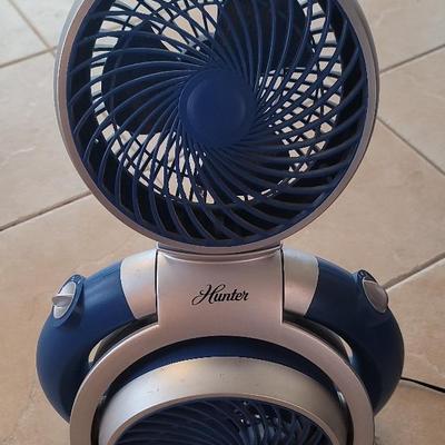 Hunter FSQQ 3 Speed Dual Portable Fan