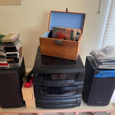 TEAC Sound System with Cassettes and CDs