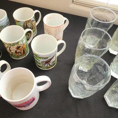 Mugs & Glasses: African Safari & Cubs Coffee Mugs, Magnets, Clips, Clear Glass Drinking Glasses