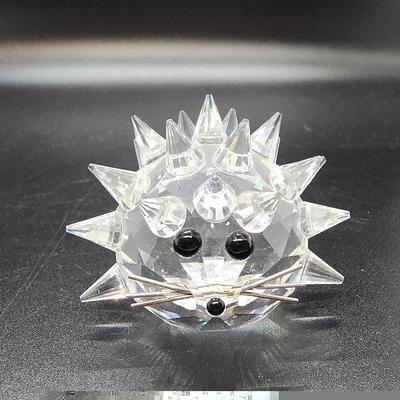 Swarovski Crystal Hedgehog With Certificate & Original Packaging 