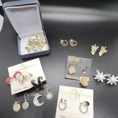 Everyday Earrings: Silver, Gold, Sun, Moon, Hoop, Pearl