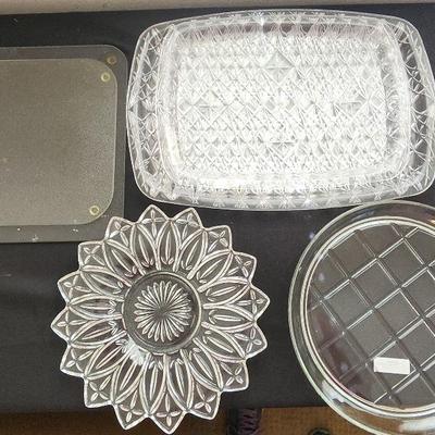 Kitchen Entertaining: Vintage Cookie Cutters, Gazebo Indian Glass Platter, Glass Cutting Boards