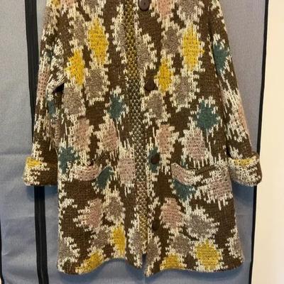 Missoni Sport Houndstooth Knit Cardigan