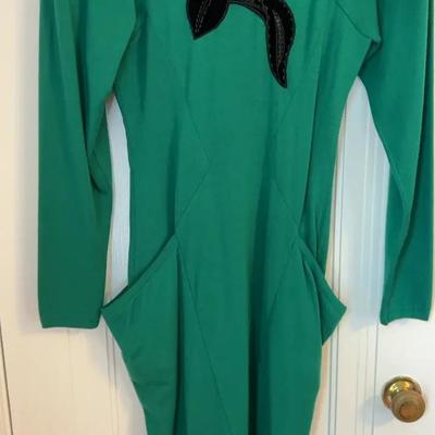 Emanuel Ungaro Vintage Green DressVintag