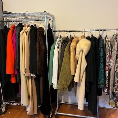 Vintage coats - leather, fur, all designer wear