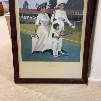 Janet Kipp Tribus Tennis Print