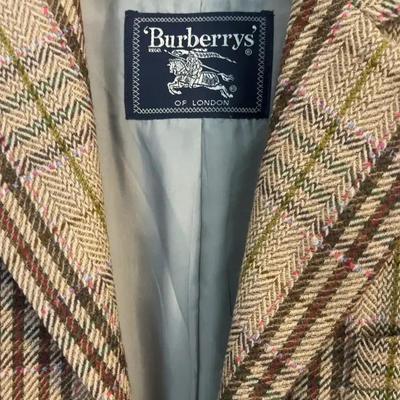 Burberrys Checkered Blazer