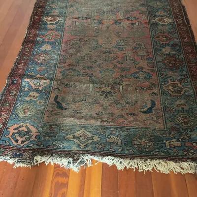 Vintage Hand-Knotted Persian Rug