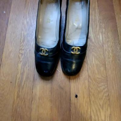 Chanel Leather Ballerina Flats