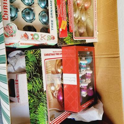 Christmas Decor Ornaments Lot - Glass, Vintage, Romanian, and More 